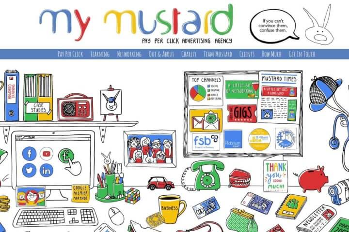 The My Mustard home page