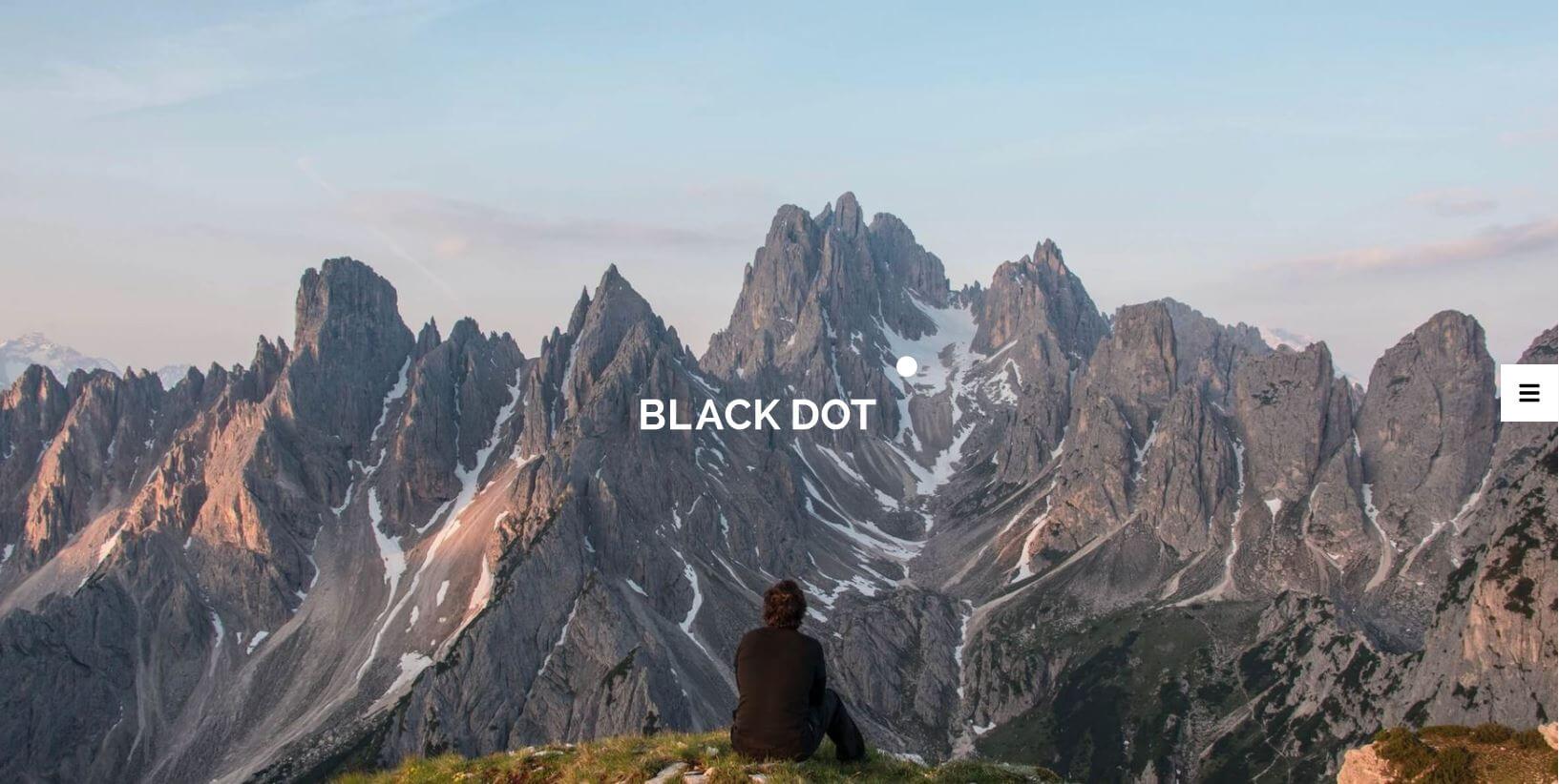 Black Dot desktop view